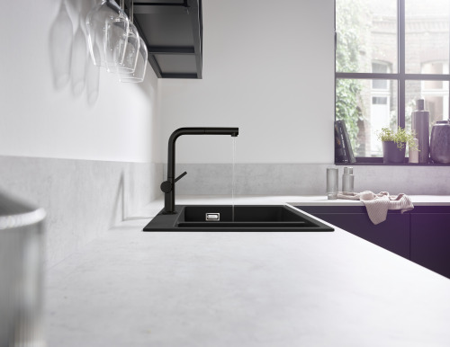 HansGrohe Talis M54 Tek Kollu Eviye Bataryası 270, Çekilebilir Gaga, 1Jet, Sbox - 72809670 