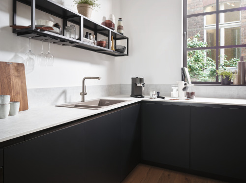 HansGrohe Talis M54 Tek Kollu Eviye Bataryası 270, Çekilebilir Gaga, 1Jet, Sbox - 72809800 - 2