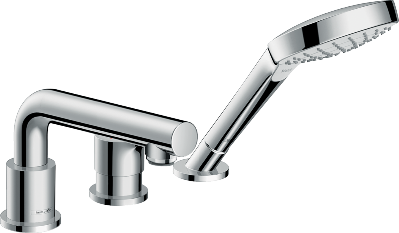 HansGrohe Talis S 3 - Delikli Küvet Kenarı Tek Kollu Banyo Bataryası - 72416000 - 1