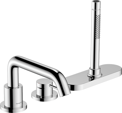 HansGrohe Talis S 3 - Delikli Küvet Kenarı Tek Kollu Banyo Bataryası - 72416000 - 2