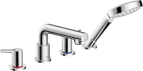 HansGrohe Talis S 4 - Delikli Küvet Kenarı Banyo Bataryası - 72419000 - HANSGROHE