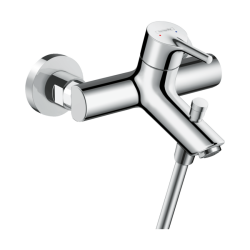 HansGrohe Talis S Tek Kollu Banyo Bataryası Aplike, Merkez Mesafe 15.3 Cm - 72401000 - HANSGROHE