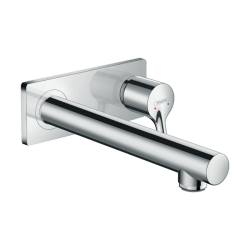 HansGrohe Talis S Tek Kollu Lavabo Bataryası Ankastre Duvara Monte, 22.5 Cm Gaga İle - 72111000 - 1