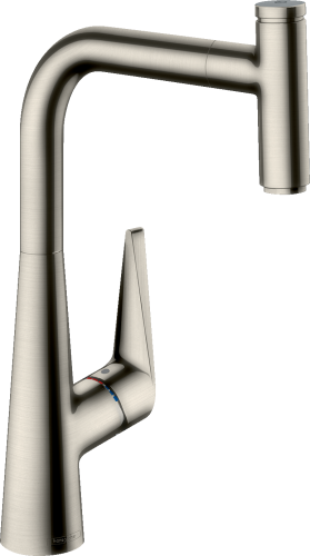 HansGrohe Talis Select M51 Tek Kollu Eviye Bataryası 300, Çekilebilir Gaga, 1Jet - 72821800 - 1