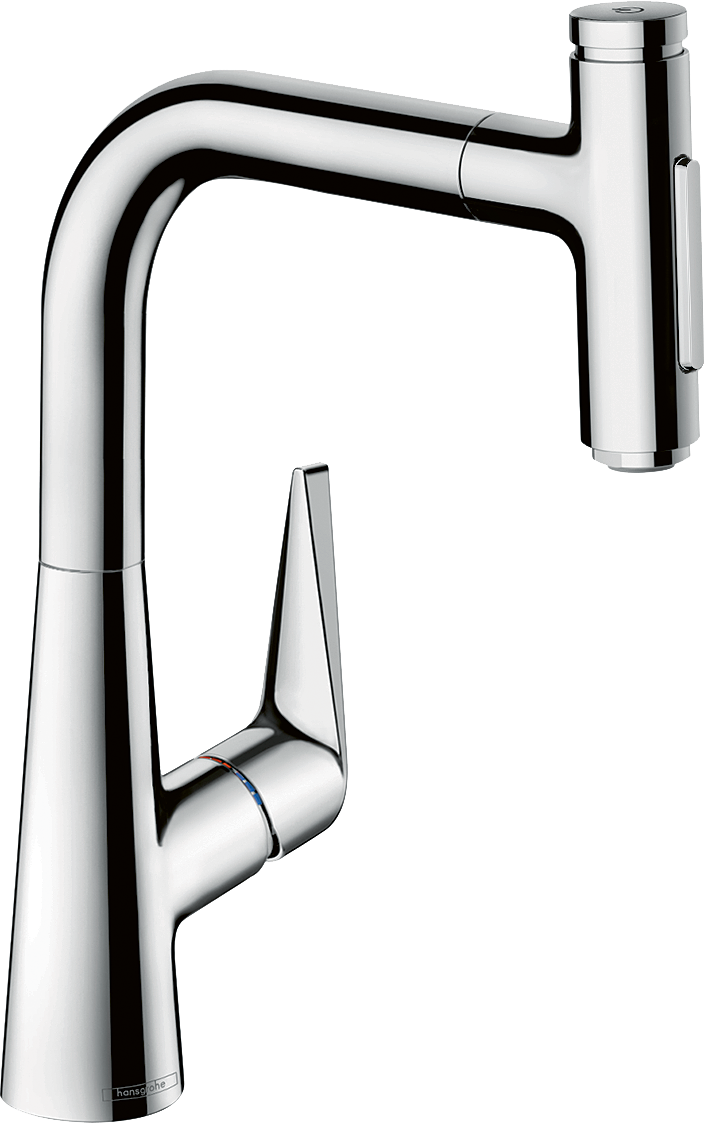 HansGrohe Talis Select M51 Tek Kollu Eviye Bataryası Çekilebilir El Duşu İle - 72824000 - 1