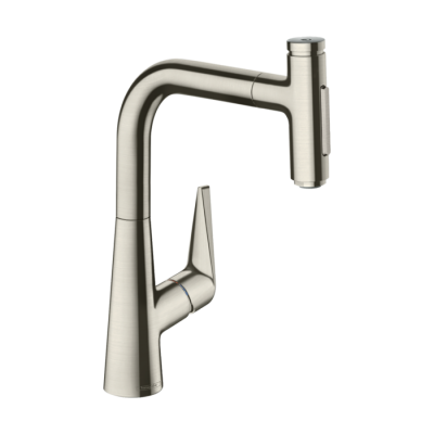 HansGrohe Talis Select M51 Tek Kollu Eviye Bataryası Çekilebilir El Duşu İle - 72824800 - 1