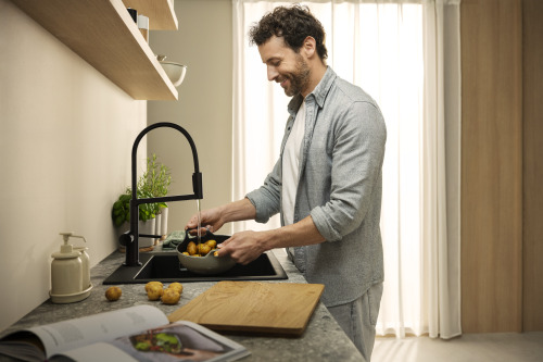 Hansgrohe Talis Select M54 PowderSpray Tek kollu mutfak bataryası Semi-Pro, 3jet - 72861670 - 2