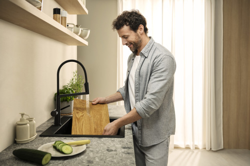 Hansgrohe Talis Select M54 PowderSpray Tek kollu mutfak bataryası Semi-Pro, 3jet - 72861670 - 3