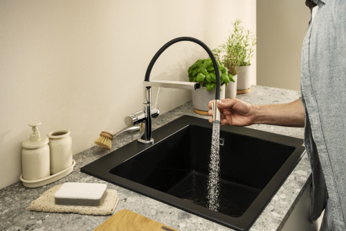 Hansgrohe Talis Select M54 PowderSpray Tek kollu mutfak bataryası Semi-Pro, 3jet - 72861670 - 9