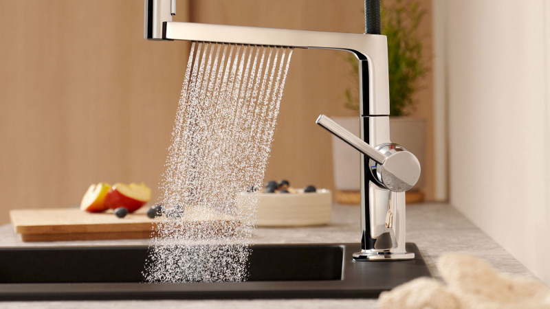 Hansgrohe Talis Select M54 PowderSpray Tek kollu mutfak bataryası Semi-Pro, 3jet - 72861670 - 12