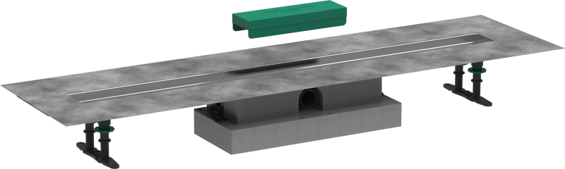 HansGrohe Ubox Universal Komple Set Düz Kurulum - 1000 Duş Kanalı İçin - 56020180 - 1
