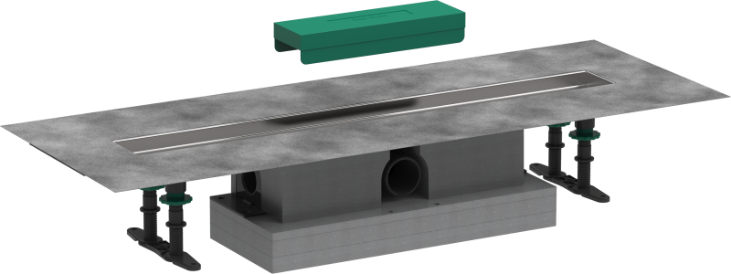 HansGrohe Ubox Universal Komple Set Standart Kurulum - 700 Duş Kanalı İçin - 56023180 - 1