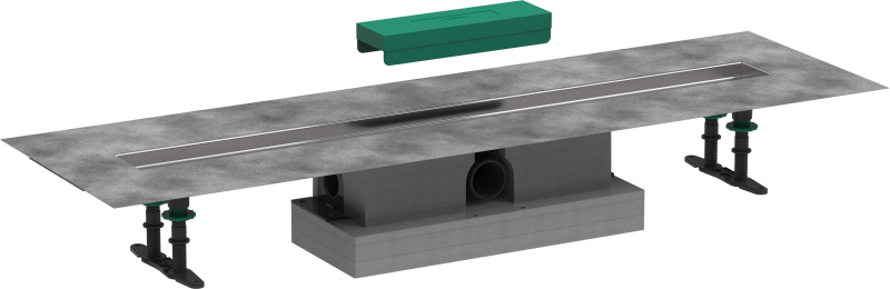 HansGrohe Ubox Universal Komple Set Standart Kurulum - 900 Duş Kanalı İçin - 56025180 - 1