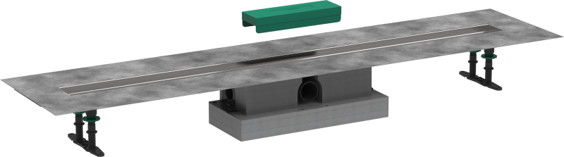 HansGrohe Ubox Universal Komple Set Standart Montaj - 1200 Duş Gideri İçin - 56027180 - 1