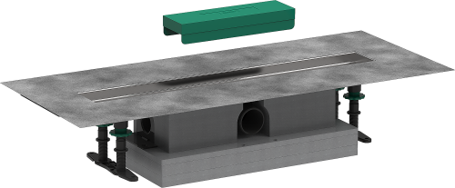 HansGrohe Ubox Universal Komple Set Standart Montaj - 600 Duş Gideri İçin - 56022180 - HANSGROHE