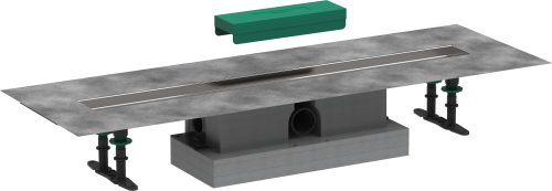 HansGrohe Ubox Universal Komple Set Standart Montaj - 800 Duş Gideri İçin - 56024180 - HANSGROHE