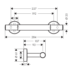 HansGrohe Unica Ayak Desteği Comfort - 26329000 - 2