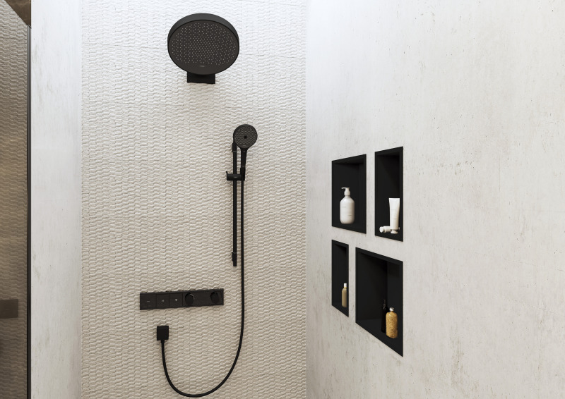 HansGrohe Unica Duş Barı S Puro 90 Cm, Duş Hortumu İle - 28631670 - 3