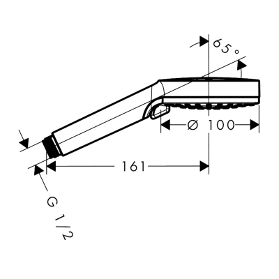 HansGrohe Vernis Blend El Duşu 100 Vario - 26270670 - 2