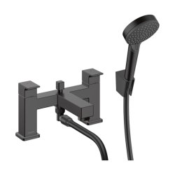 HansGrohe Vernis Shape 2 - Delikli Küvet Kenarı Banyo Bataryası Yönlendirme Valfi Ve Vernis Blend Vario El Duşu İle - 71462670 - HANSGROHE