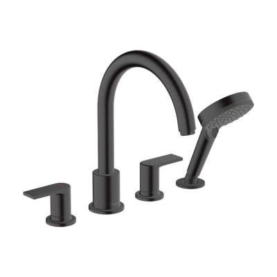 HansGrohe Vernis Shape 4 - Delikli Küvet Kenarı Banyo Bataryası - 71459670 - 1