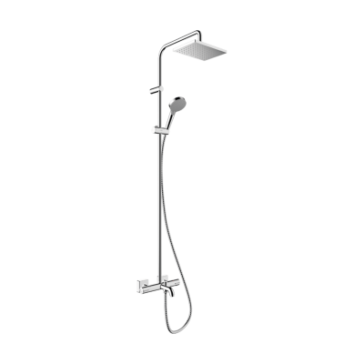 HansGrohe Vernis Shape Duş Kolonu 230 1Jet, Banyo Termostatı İle - 26284000 - 1