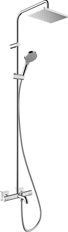 HansGrohe Vernis Shape Duş Kolonu 230 1Jet, Banyo Termostatı İle - 26284000 - 1