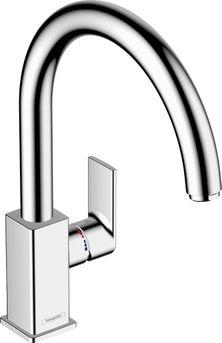 HansGrohe Vernis Shape M35 Tek Kollu Eviye Bataryası 210 - 71871000 - HANSGROHE