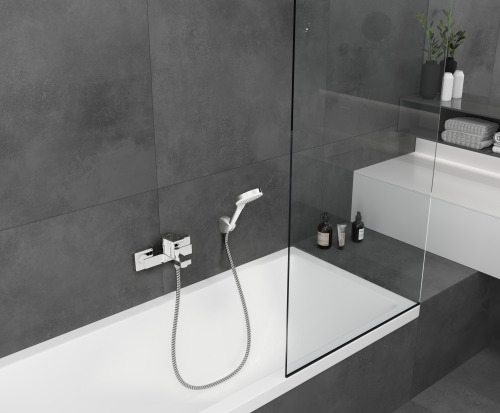 HansGrohe Vernis Shape Tek Kollu Banyo Bataryası Aplike Montaj - 71450000 - 2