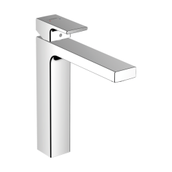 HansGrohe Vernis Shape Tek Kollu Lavabo Bataryası 190 Metal Kumandalı - 71590000 - HANSGROHE