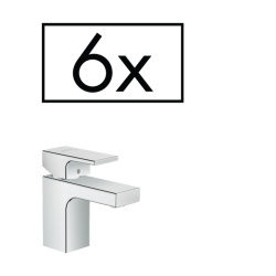 HansGrohe Vernis Shape Tek Kollu Lavabo Bataryası 70 Kumandalı, Proje Paketi (6'Lı) - 71596000 - HANSGROHE