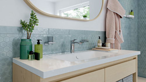HansGrohe Vivenis Tek Kollu Lavabo Bataryası 110 Kumandalı - 75020000 - 6