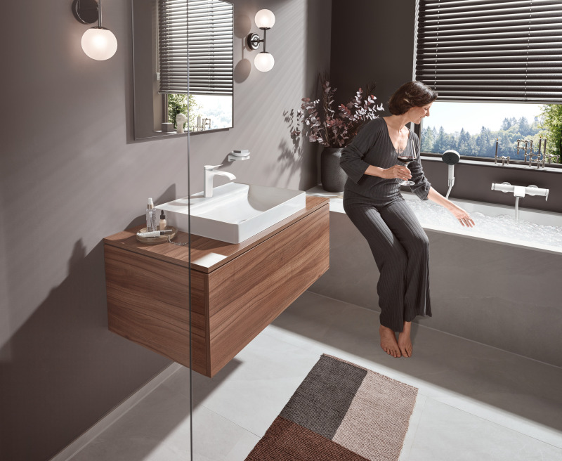 HansGrohe Vivenis Tek Kollu Lavabo Bataryası 110 Kumandalı - 75020700 - 2