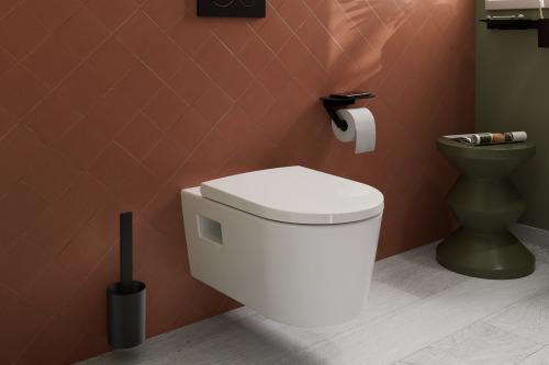 HansGrohe Wallstoris Tuvalet Kağıtlığı Raflı - 27928670 - 2