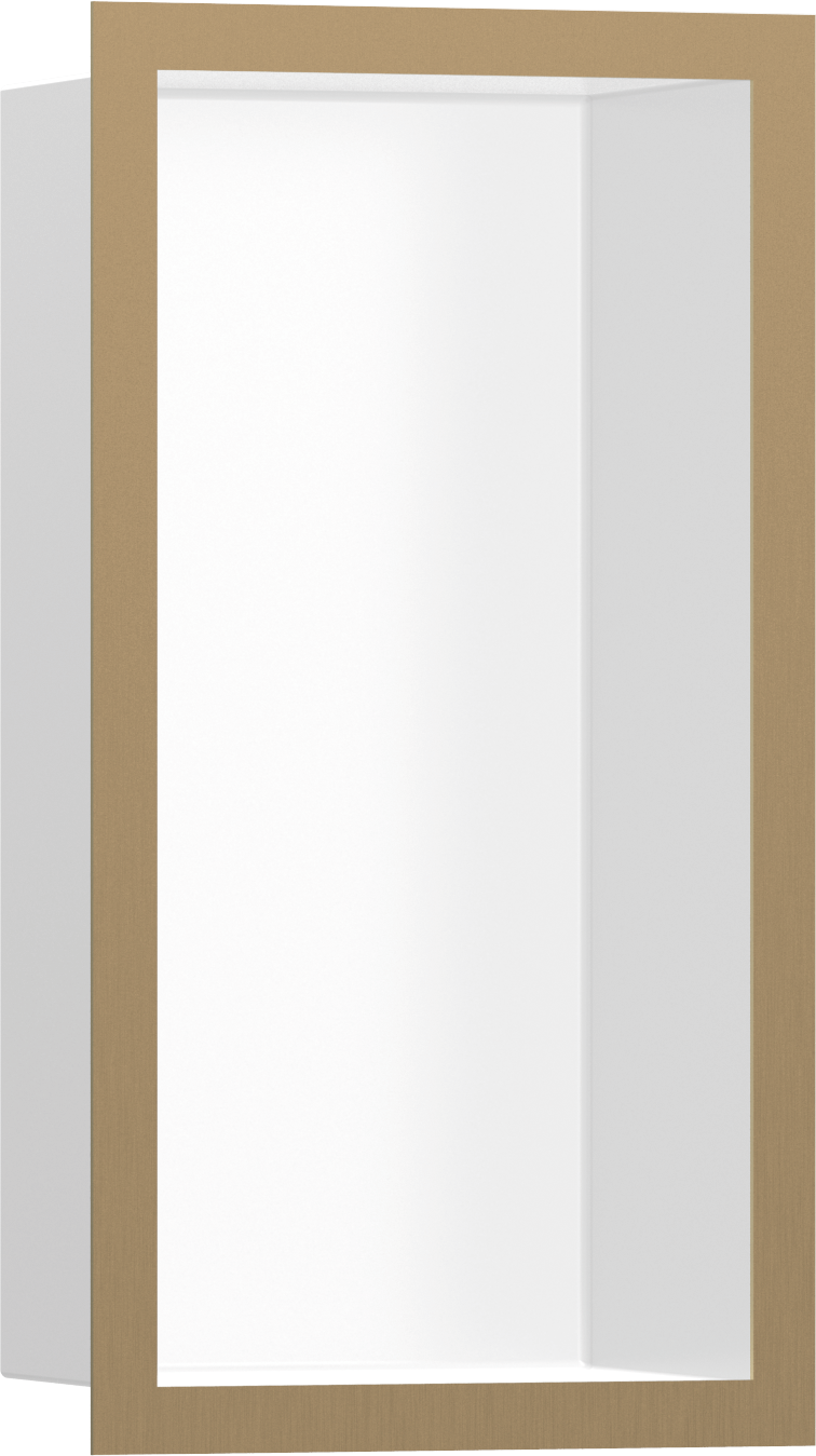 HansGrohe Xtrastoris Individual Duvar Nişi Satin Beyaz Tasarım Çerçeveli 300/150/100 - 56096140 - 1
