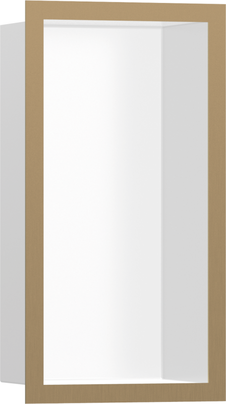 HansGrohe Xtrastoris Individual Duvar Nişi Satin Beyaz Tasarım Çerçeveli 300/150/100 - 56096140 - HANSGROHE