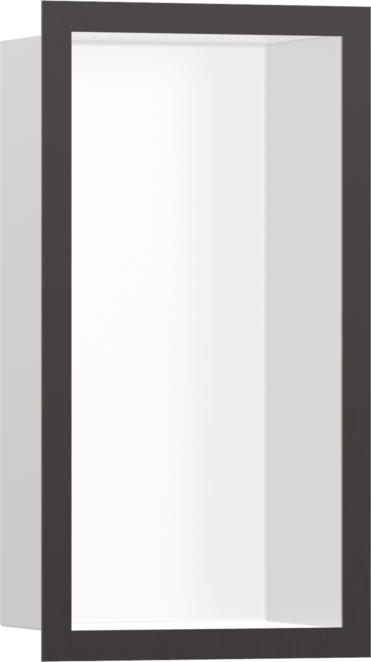 HansGrohe Xtrastoris Individual Duvar Nişi Satin Beyaz Tasarım Çerçeveli 300/150/100 - 56096340 - 1