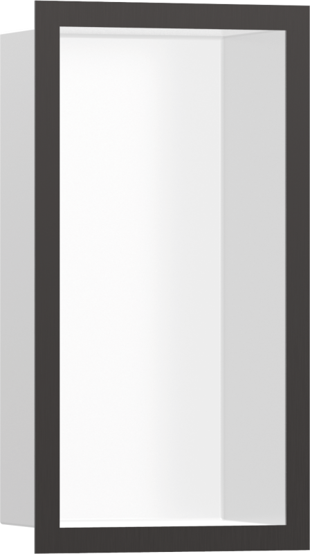 HansGrohe Xtrastoris Individual Duvar Nişi Satin Beyaz Tasarım Çerçeveli 300/150/100 - 56096340 - HANSGROHE
