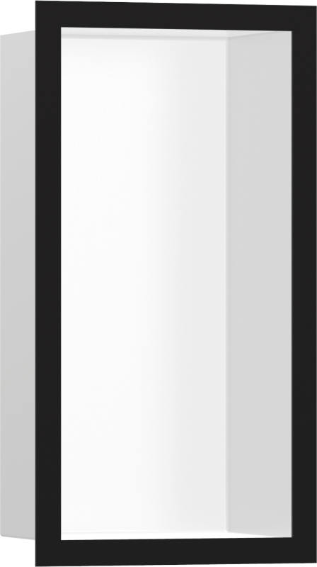 HansGrohe Xtrastoris Individual Duvar Nişi Satin Beyaz Tasarım Çerçeveli 300/150/100 - 56096670 - HANSGROHE