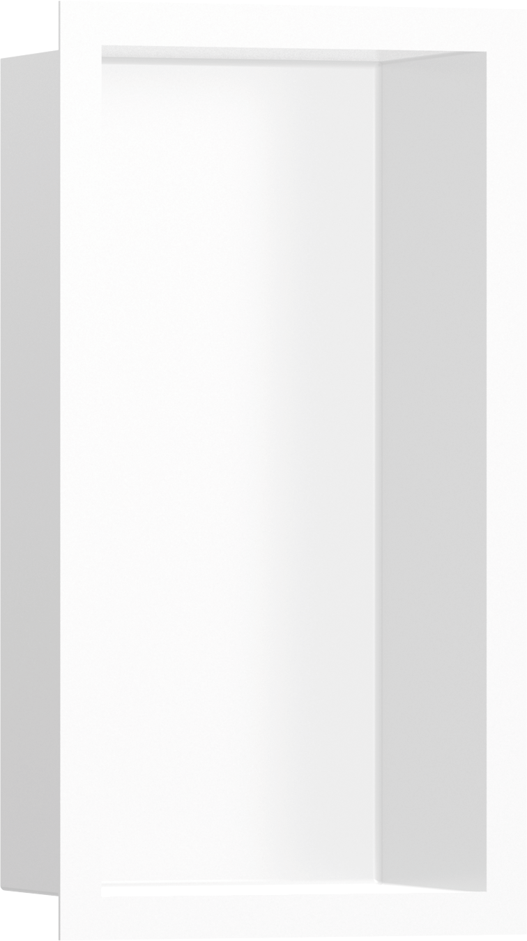 HansGrohe Xtrastoris Individual Duvar Nişi Satin Beyaz Tasarım Çerçeveli 300/150/100 - 56096700 - 1