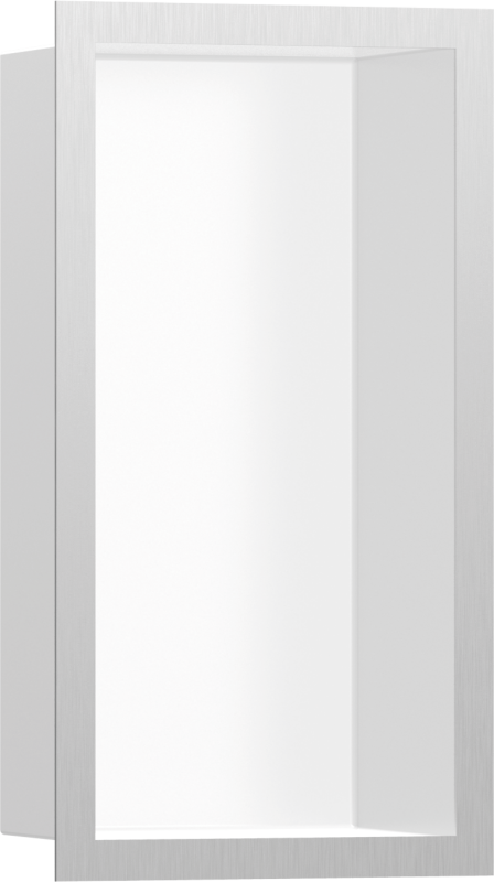 HansGrohe Xtrastoris Individual Duvar Nişi Satin Beyaz Tasarım Çerçeveli 300/150/100 - 56096800 - HANSGROHE