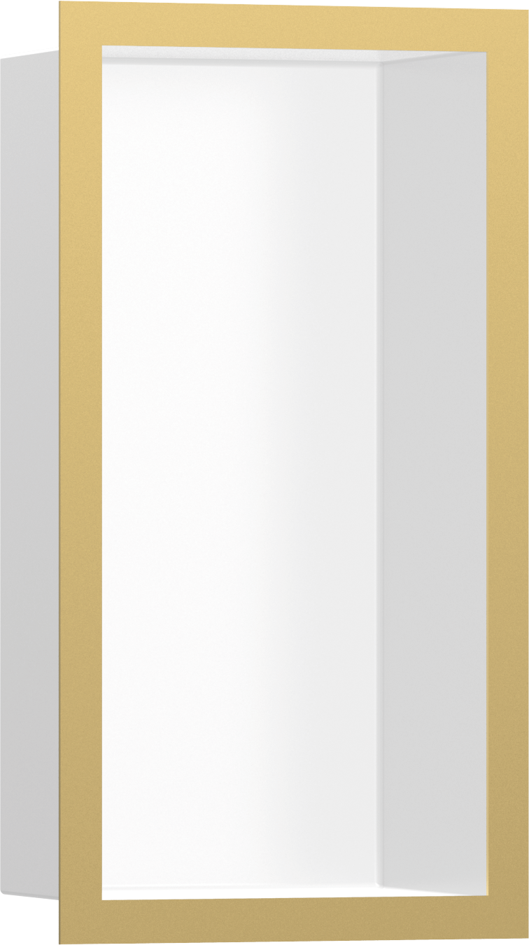 HansGrohe Xtrastoris Individual Duvar Nişi Satin Beyaz Tasarım Çerçeveli 300/150/100 - 56096990 - 1