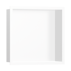 HansGrohe Xtrastoris Individual Duvar Nişi Satin Beyaz Tasarım Çerçeveli 300/300/100 - 56099700 - HANSGROHE