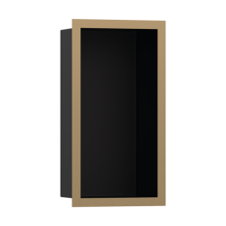 HansGrohe Xtrastoris Individual Duvar Nişi Satin Siyah Tasarım Çerçeveli 300/150/100 - 56095140 - HANSGROHE