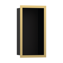 HansGrohe Xtrastoris Individual Duvar Nişi Satin Siyah Tasarım Çerçeveli 300/150/100 - 56095990 - HANSGROHE