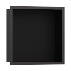 HansGrohe Xtrastoris Individual Duvar Nişi Satin Siyah Tasarım Çerçeveli 300/300/100 - 56098340 - HANSGROHE