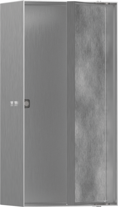 HansGrohe Xtrastoris Rock Duvar Nişi Seramik Kaplanabilir Kapak İle 300/150/100 - 56082800 - 1