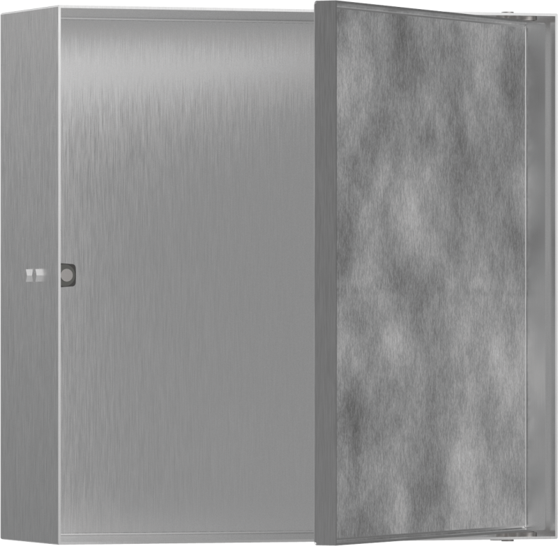 HansGrohe Xtrastoris Rock Duvar Nişi Seramik Kaplanabilir Kapak İle 300/300/100 - 56085800 - 1