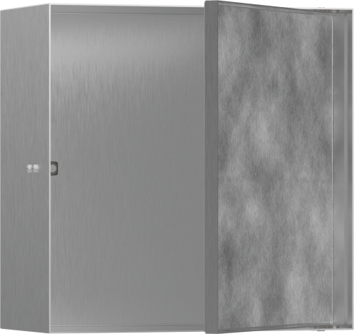 HansGrohe Xtrastoris Rock Duvar Nişi Seramik Kaplanabilir Kapak İle 300/300/140 - 56091800 