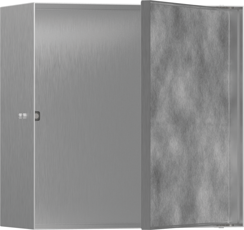 HansGrohe Xtrastoris Rock Duvar Nişi Seramik Kaplanabilir Kapak İle 300/300/140 - 56091800 - 1